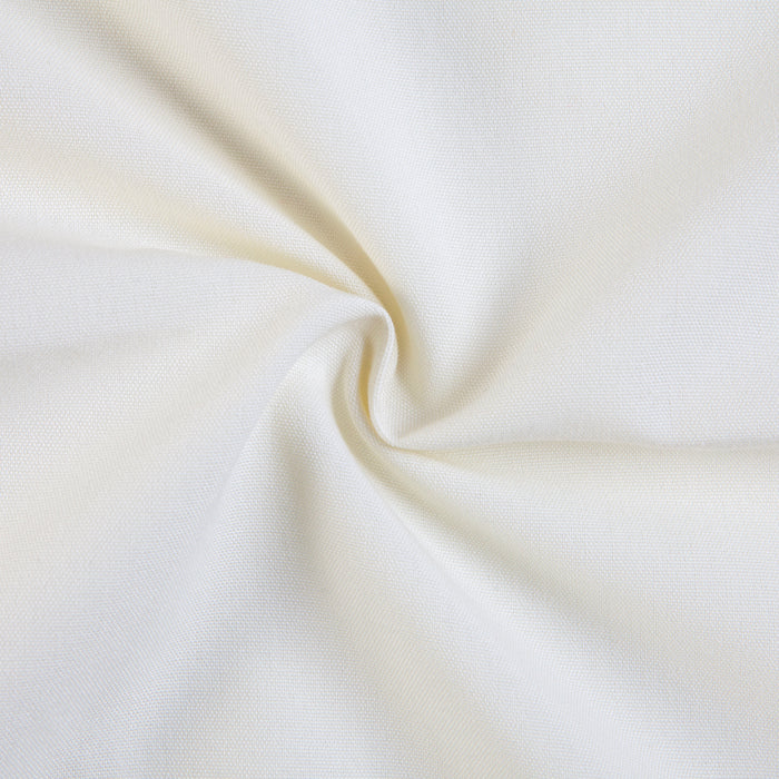 Gala Houseware Spun Polyester Dinner Napkins 18 x 18 inch - Ivory 12 Pack Solid Washable Cloth Napkins - Ideal for Events, Wedding, Party, Commercial and Home Use.