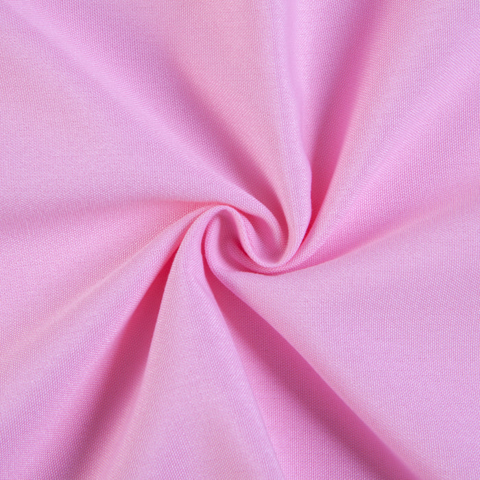 Gala Houseware Spun Polyester Dinner Napkins 18 x 18 inch - Pink 12 Pack Solid Washable Cloth Napkins - Ideal for Events, Wedding, Party, Commercial and Home Use.