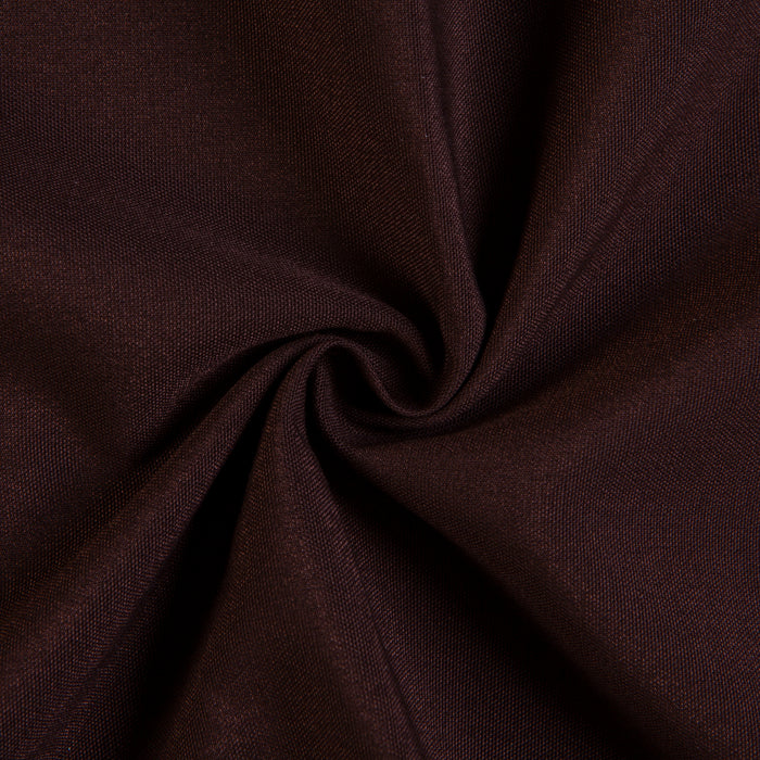 Gala Houseware Spun Polyester Dinner Napkins 18 x 18 inch - Chocolate 12 Pack Solid Washable Cloth Napkins - Ideal for Events, Wedding, Party, Commercial and Home Use.