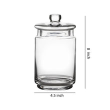 Load image into Gallery viewer, Bathroom Vanity Apothecary Jars, Set of 3 Glass Storage Organizer Canister
