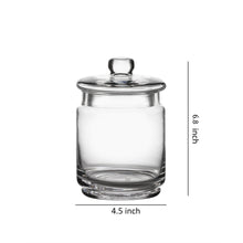 Load image into Gallery viewer, Bathroom Vanity Apothecary Jars, Set of 3 Glass Storage Organizer Canister
