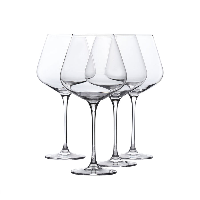 Lead Free Large Red Wine Crystal Glasses Set of 4 (29 oz)