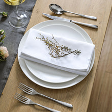 Charger l&#39;image dans la galerie, Spun Polyester Dinner Napkins 20 x 20 inch - White 12 Pack Solid Washable Cloth Napkins
