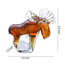 Charger l&#39;image dans la galerie, Art Craft Collectible Handmade Glass Elk Paperweight (H: 5.9”)
