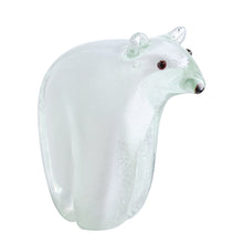 Charger l&#39;image dans la galerie, Art Craft Collectible Handmade Polar Bear Glass Paperweight (H: 4.5”)
