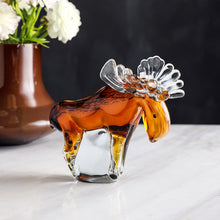 Load image into Gallery viewer, Art Craft Collectible Handmade Glass Elk Paperweight (H: 5.9”)
