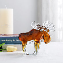 Load image into Gallery viewer, Art Craft Collectible Handmade Glass Elk Paperweight (H: 5.9”)
