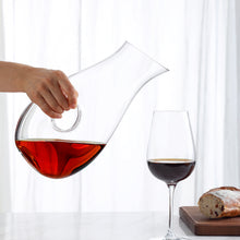 Load image into Gallery viewer, Hand Blown Lead-Free Crystal Wine Decanter (H. 30.6 cm)
