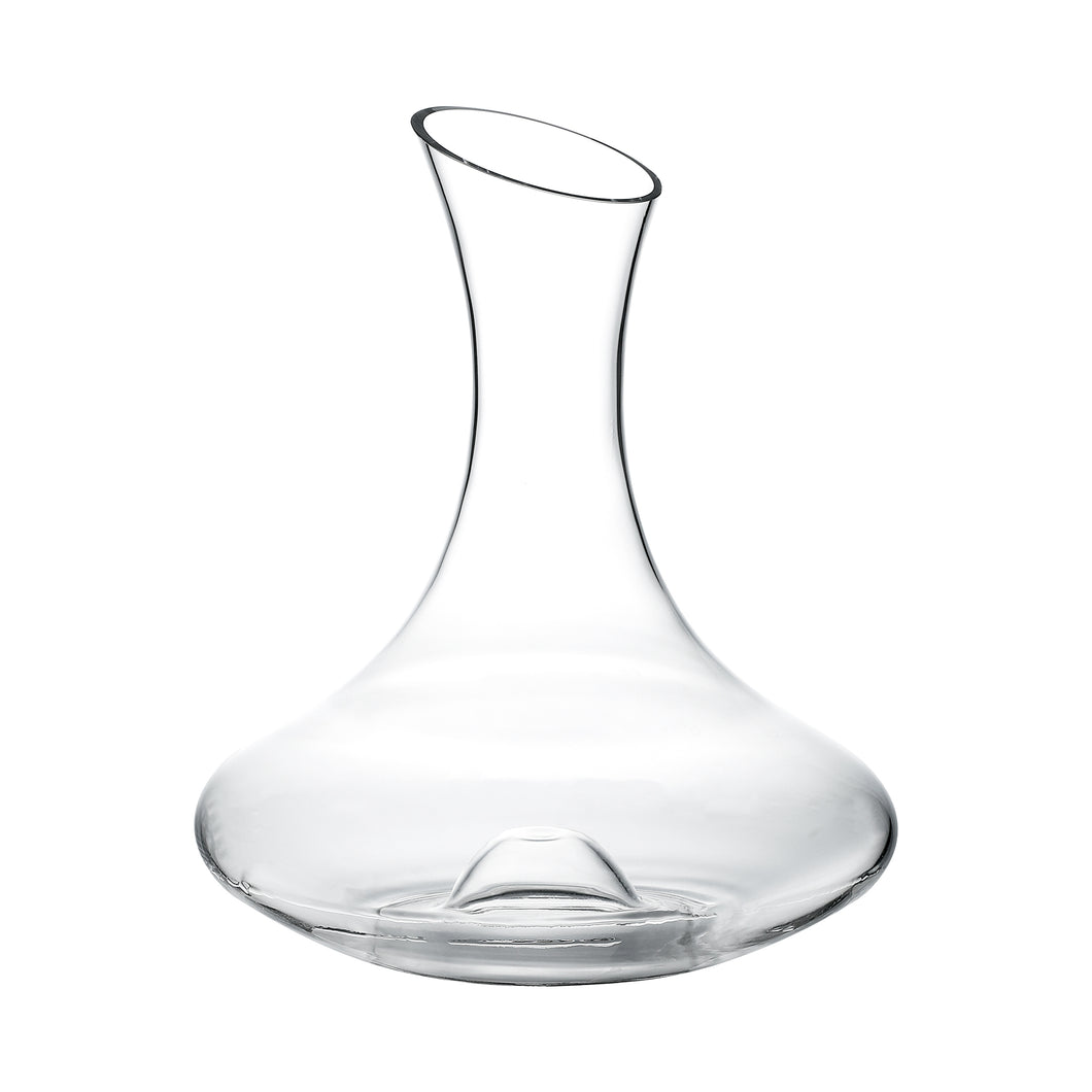 Hand Blown Lead-Free Crystal Wine Decanter ( H. 9.8” )