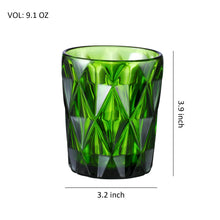 Load image into Gallery viewer, Colored Water Glasses, Glass Tumblers Set of 6 Multi Colors Drinking Glasses
