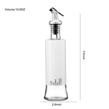 Load image into Gallery viewer, 2 Piece Oil and Vinegar Dispenser Set with Drip-Free Pourers and White Shells
